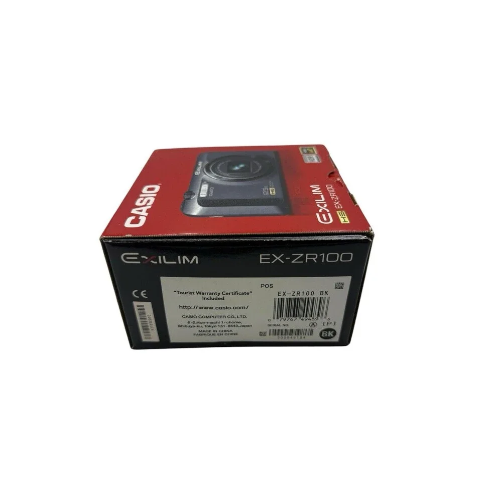 CASIO EXILIM EX-ZR100 Compact Digital Camera - New Open Box